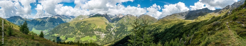 Scenic alpine landscape in the High Tauern National Park during a hike around Mt. Grossglockner, Austria
Scenic alpine landscape in the High Tauern National Park during a hike around Mt. Grossglockner, Austria