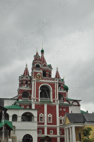 Savvino-Storozhevsky Monastery is an Orthodox monastery of the Moscow diocese. Founded at the end of the 14th century, it is located on Storozhi Mountain at the confluence of the Storozhka River with  photo