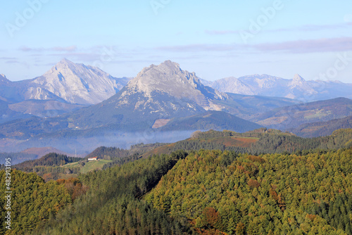 vista panorámica de monte del país vasco euskadi legazpi mondragón 4M0A6872-as22 photo