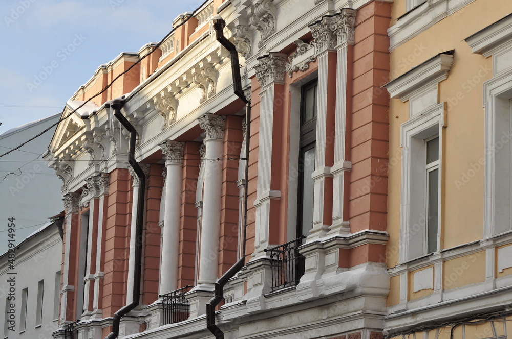 Obraz premium Moscow is the capital of Russia, a city of federal significance, the administrative center of the Central Federal District and the center of the Moscow Region, which is not part of it.
