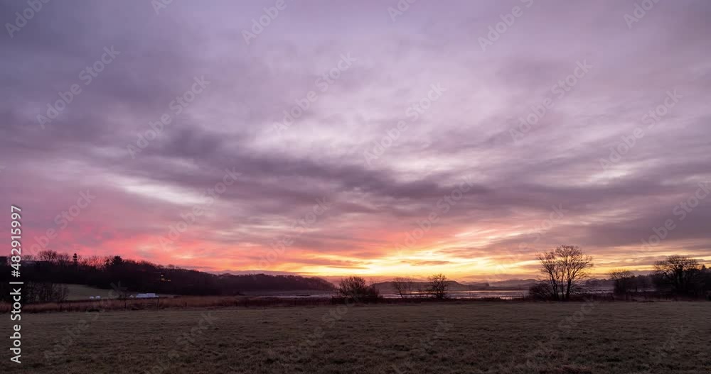 4K Time lapse of Majestic sunset or sunrise landscape Amazing light of nature cloudscape sky and Clouds moving away rolling 4k 4K Time lapse of Majestic sunset or sunrise landscape Amazing light of nature cloudscape sky and Clouds moving away rolling 4k