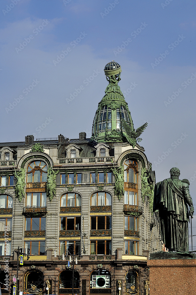 Obraz premium St. Petersburg is the second most populated city in Russia