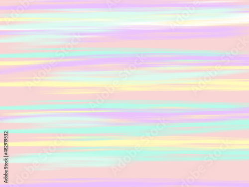 Beautiful rainbow blurred girl background