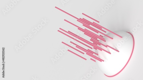 Wallpaper Mural background wallpaper floor design minimal white movement 3d render Torontodigital.ca