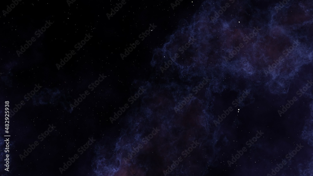 Obraz premium Nebula gas cloud in deep outer space. Multicolor Starfield Infinite space. Milky way. Outer space background with stars and nebulas. Star clusters, Supernova nebula outer space background.