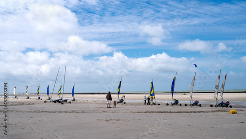 Photos Ecole de char à voile sur la plage de Quend