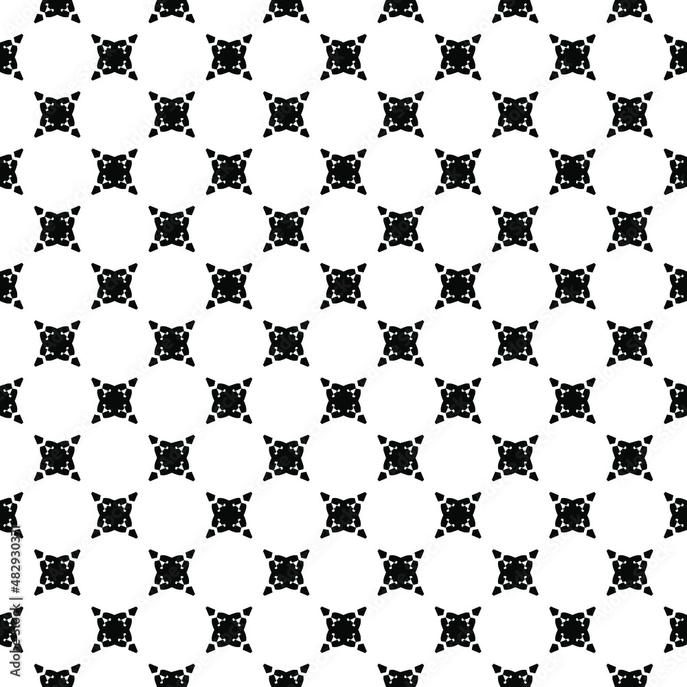 Black and white surface pattern texture. Bw ornamental graphic design. Mosaic ornaments. Pattern template. Vector illustration. Black and white surface pattern texture. Bw ornamental graphic design. Mosaic ornaments. Pattern template. Vector illustration.