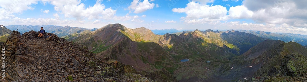 Naklejka premium Pico de la Cabaneta (Canillo - Andorra)
