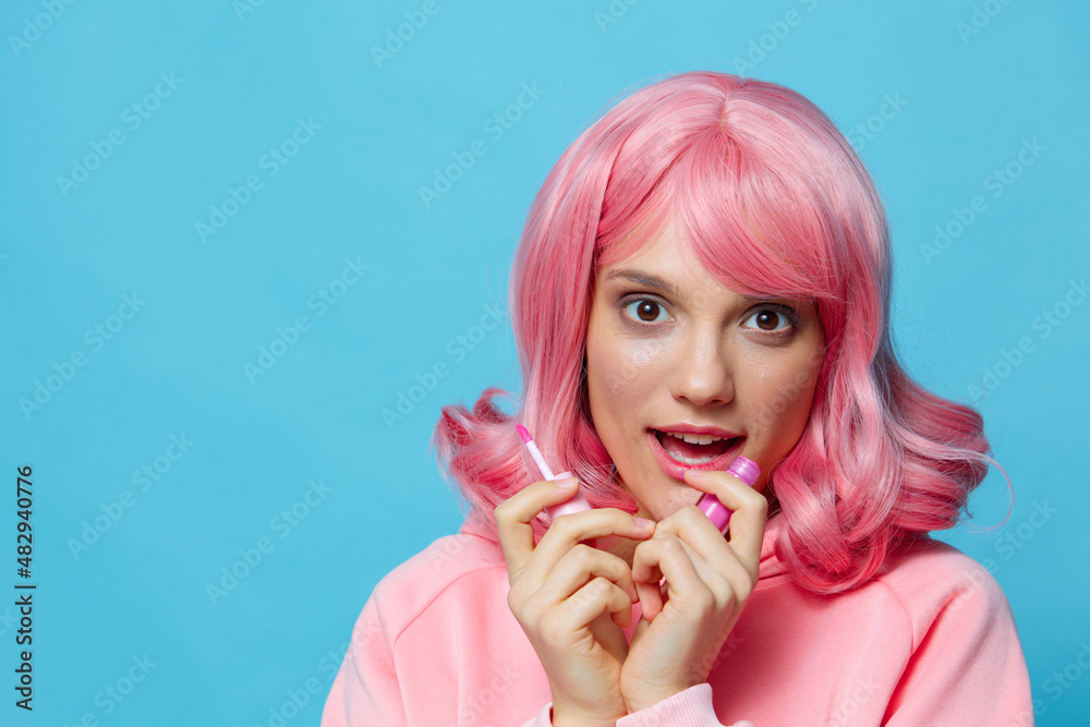 woman face cosmetics close-up make-up glamor Lifestyle fashion