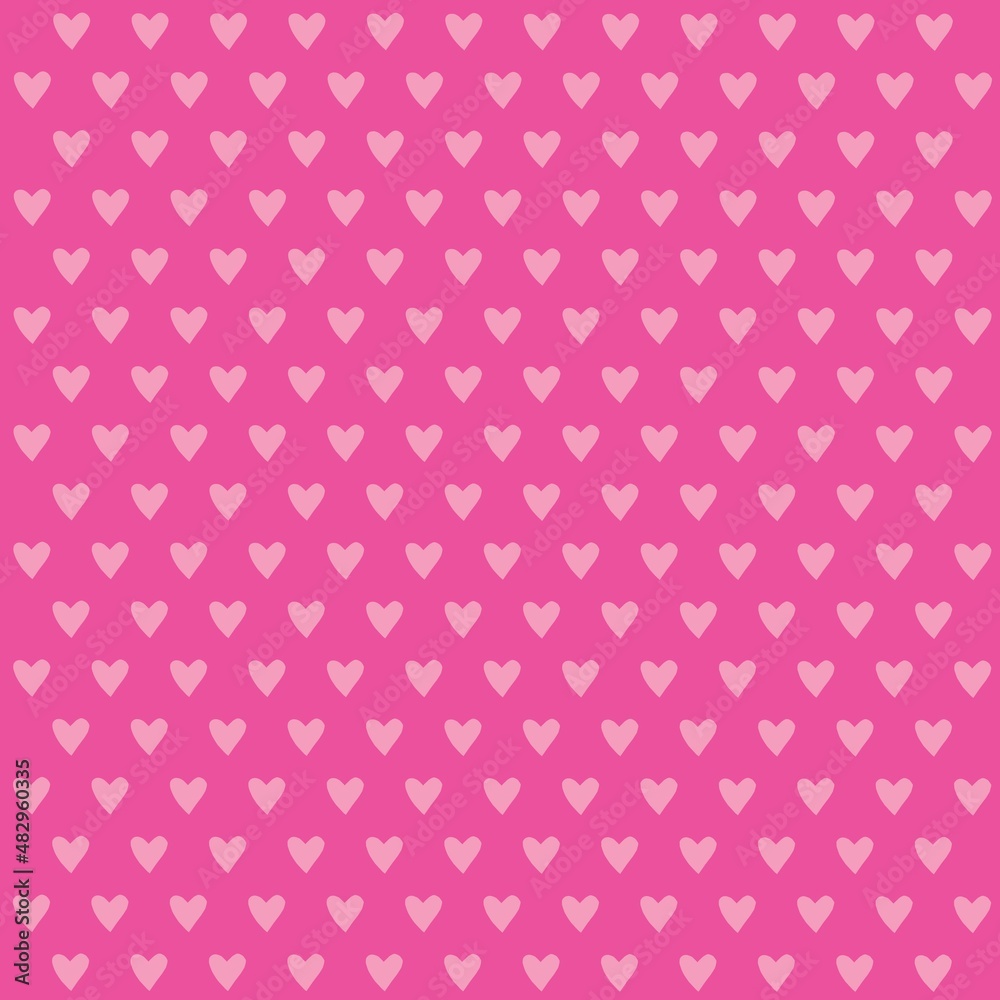 seamless pattern with hearts