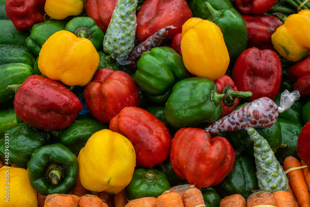 vegetables on the market