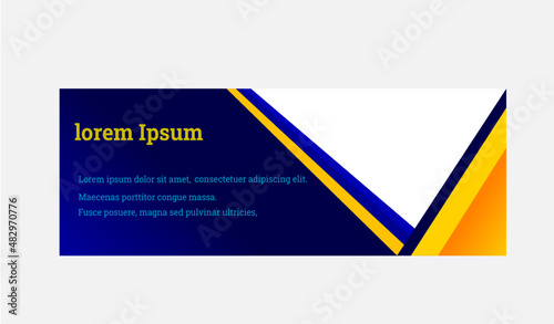 set of web banner geometric vector illustrtion