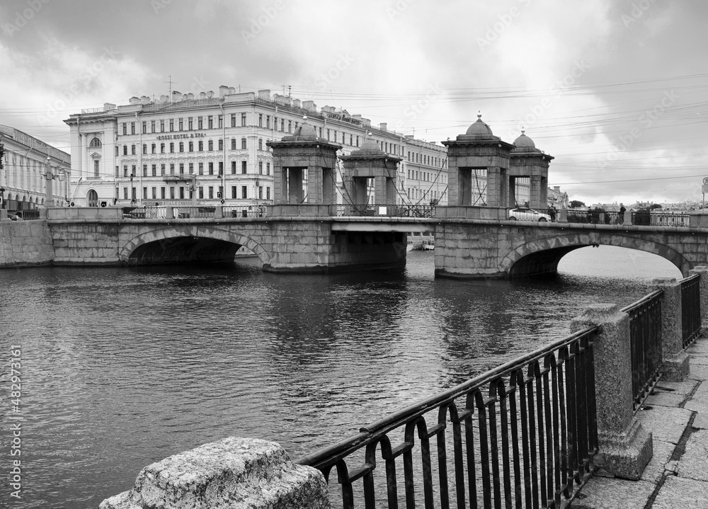Lomonosov bridge on Fontanka