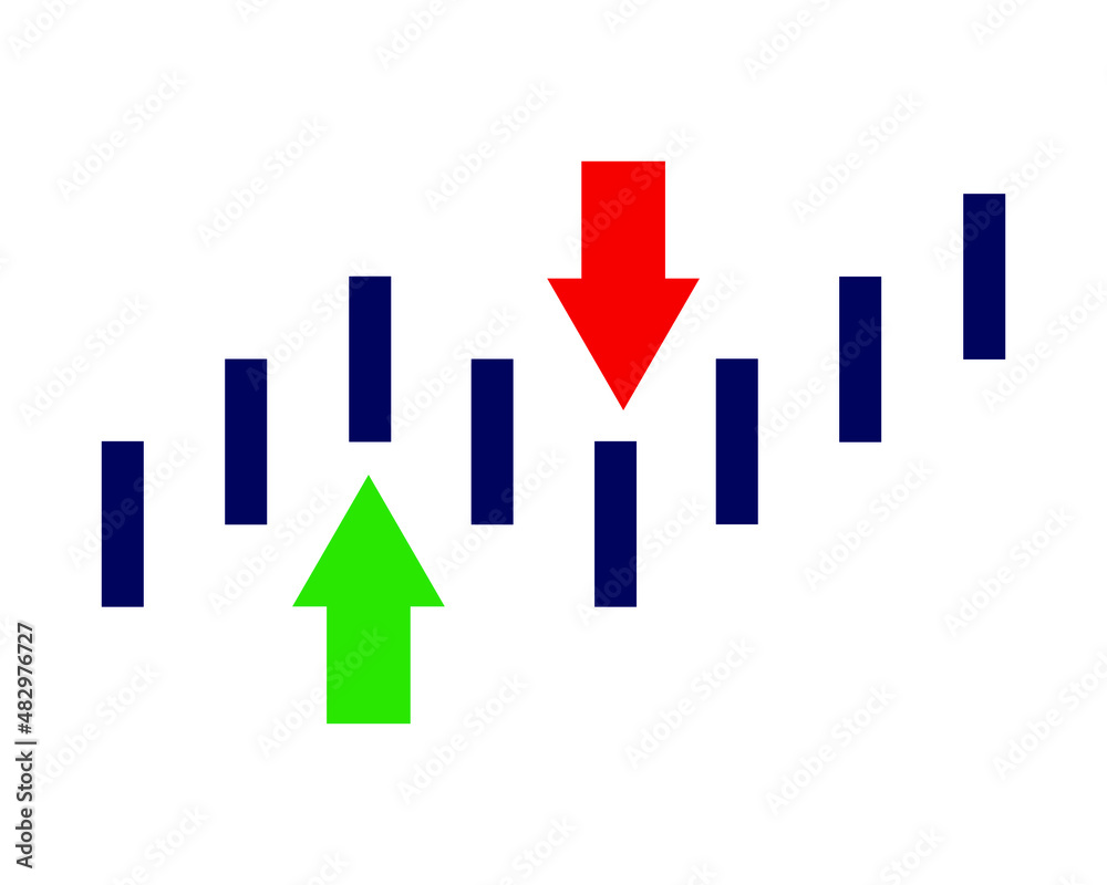 a diagram chart of the stock trading market volatility. a collection for information, data visualization, presentation. an illustration for market updates. a diagram chart of the stock trading market volatility. a collection for information, data visualization, presentation. an illustration for market updates.