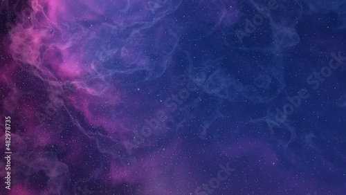 nebula gas cloud in deep outer space 