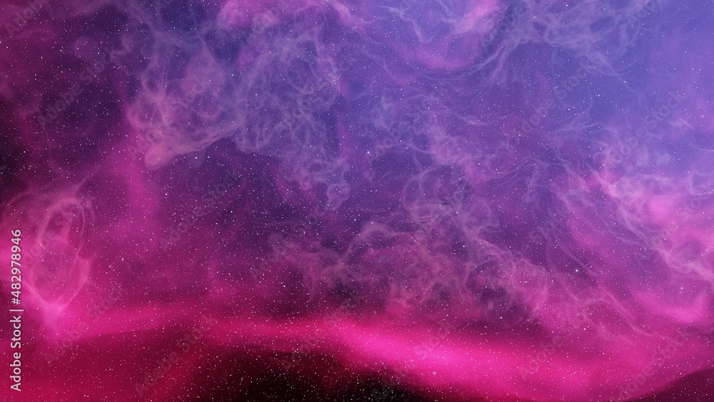 nebula gas cloud in deep outer space	
