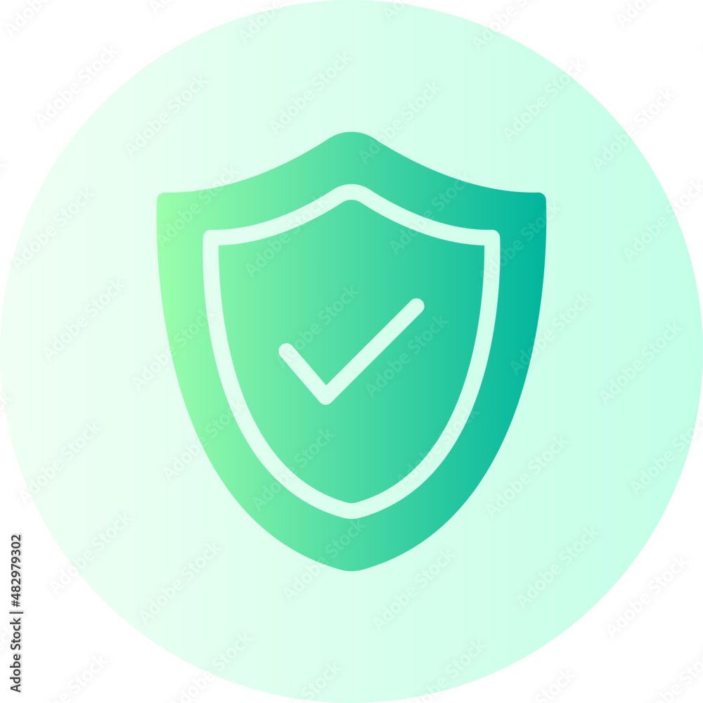 shield gradient icon shield gradient icon