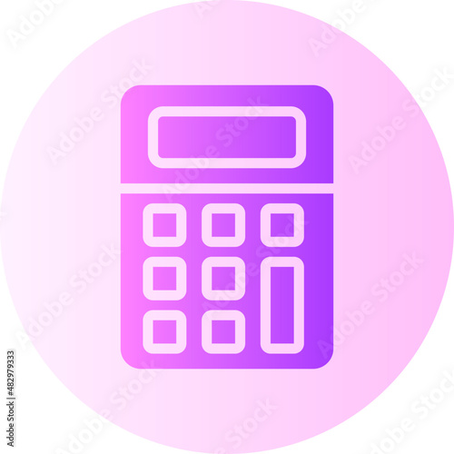 calculator gradient icon