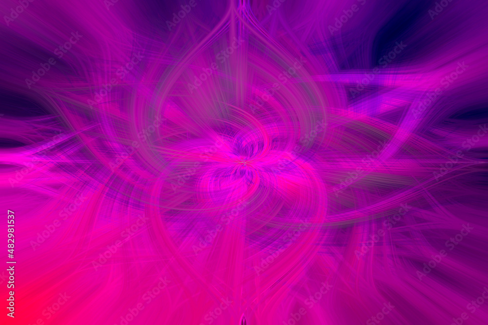 purple and abstract 3d fiber line aura energy shockwave background