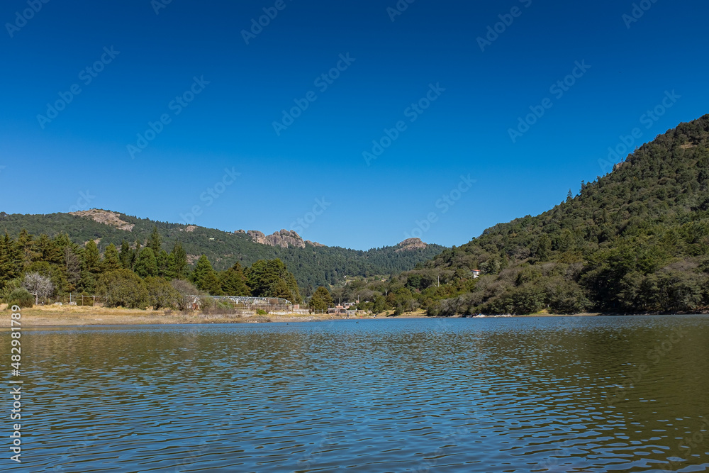 Lake and mountains landscape outdoor Lake and mountains landscape outdoor