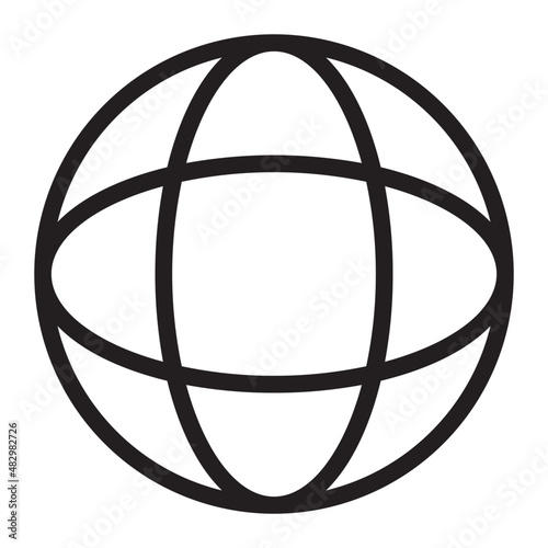 worldwide line icon