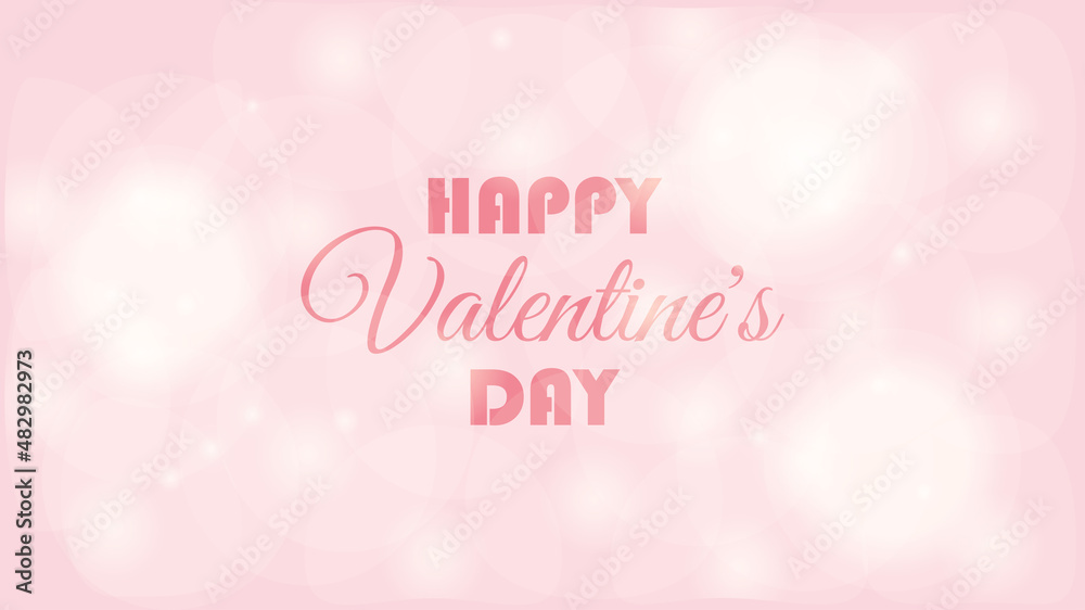 Blurred Valentine background. Happy Valentine's Day.