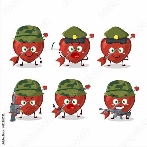 A charming soldier cupid love arrow cartoon picture bring a gun machine