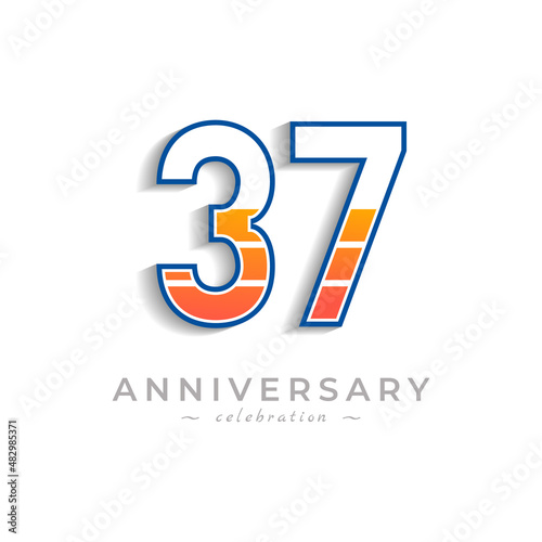 37 Year Anniversary Celebration with Charging Icon Battery for Celebration Event, Wedding, Greeting card, and Invitation Isolated on White Background Free Download 37 Year Anniversary Celebration with Charging Icon Battery for Celebration Event, Wedding, Greeting card, and Invitation Isolated on White Background - GFXLoad