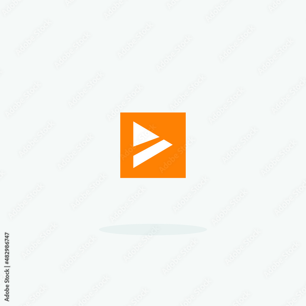 Play button vector icon Play button vector icon