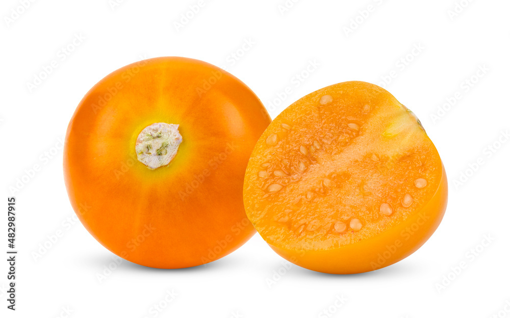 cape gooseberry on white