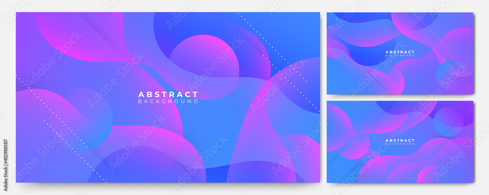 Set of abstract modern trendy minimal colorful background. Dynamic shapes composition with modern hipster futuristic graphic. Vector abstract background texture design, bright poster, banner Set of abstract modern trendy minimal colorful background. Dynamic shapes composition with modern hipster futuristic graphic. Vector abstract background texture design, bright poster, banner