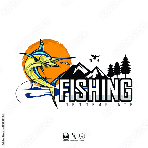 FISHING LOGO TEMPLATE