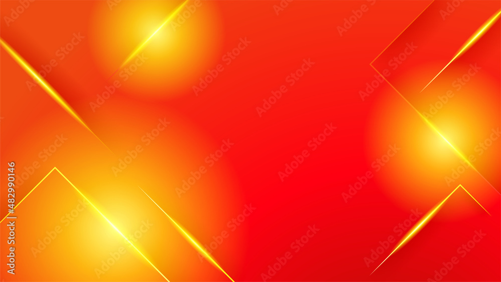 gradient shape red yellow colorful abstract geometri design background