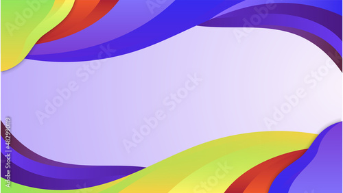 gradient wave purple orange yellow colorful abstract geometri design background