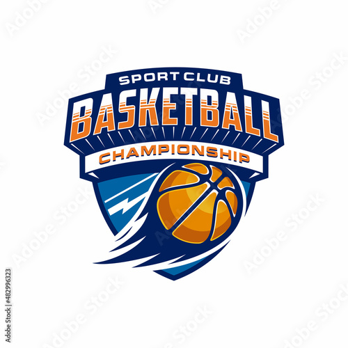 Basketball logo vector design template