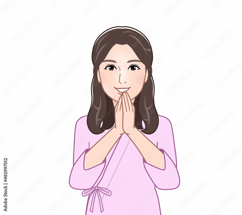 健康診断を受ける女性 健康診断を受ける女性