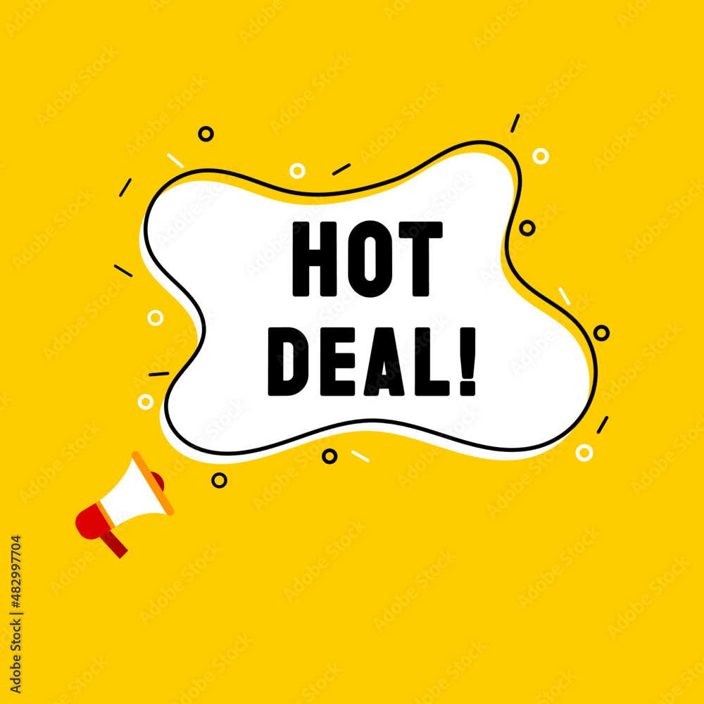 yellow hot deal banner yellow hot deal banner