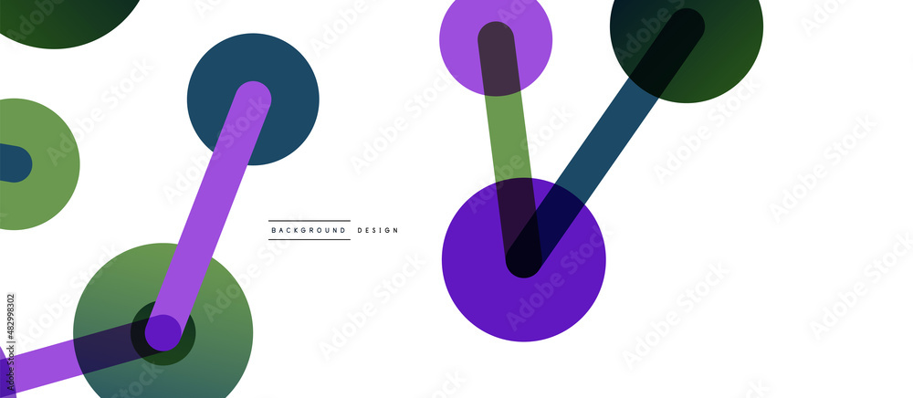 Line points connections geometric abstract background. Circles connected by lines. Trendy techno business template for wallpaper, banner, background or landing Line points connections geometric abstract background. Circles connected by lines. Trendy techno business template for wallpaper, banner, background or landing