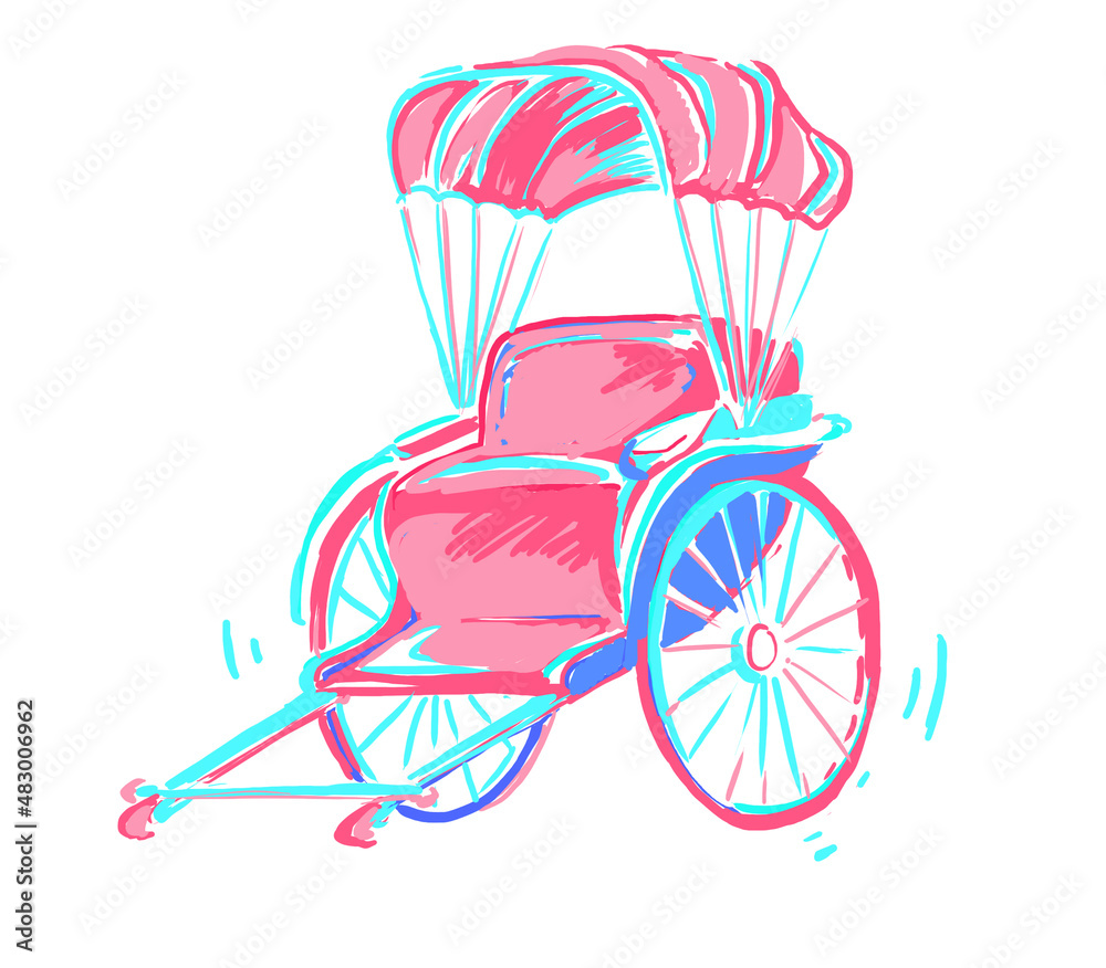 人力車 rickshaw 