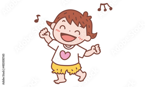 ダンスを踊る女の子