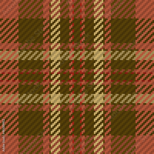 Seamless pattern of scottish tartan plaid. Repeatable background