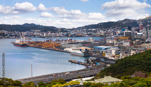 Foto Wellington Harbour New Zealand