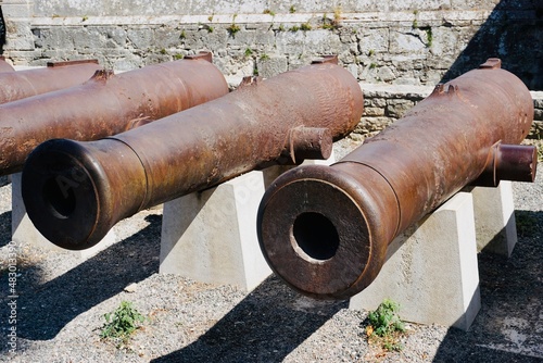 Tela old cannon in the fortress
