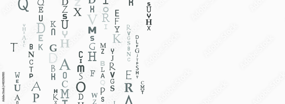 abstract background with alphabet	