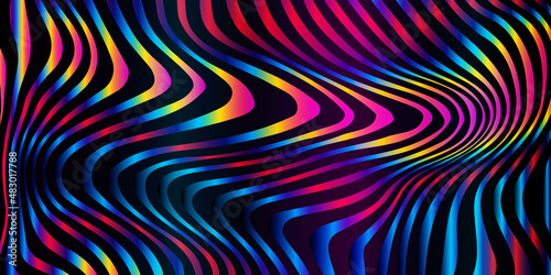 Retro pattern background, trending cyberpunk background, 80s party background, lines pattern, gradient colorful texture, abstract Colorful techno backdrop, Futuristic gradient. cyberpunk style vector