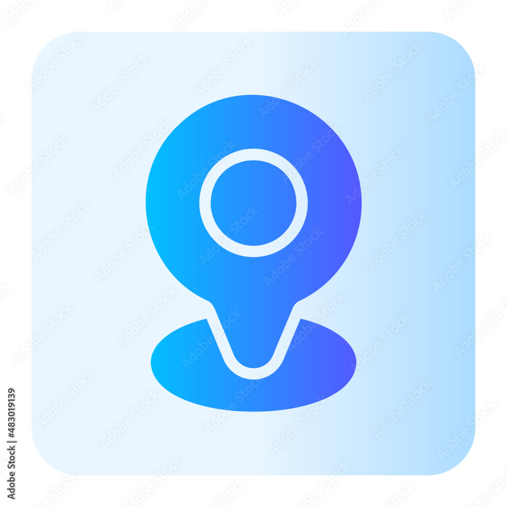 pin gradient icon pin gradient icon