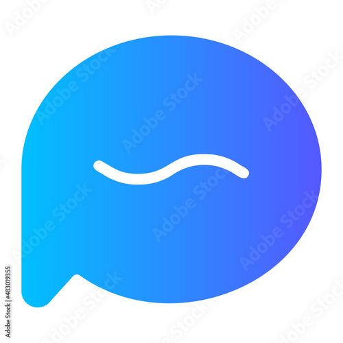 chat gradient icon