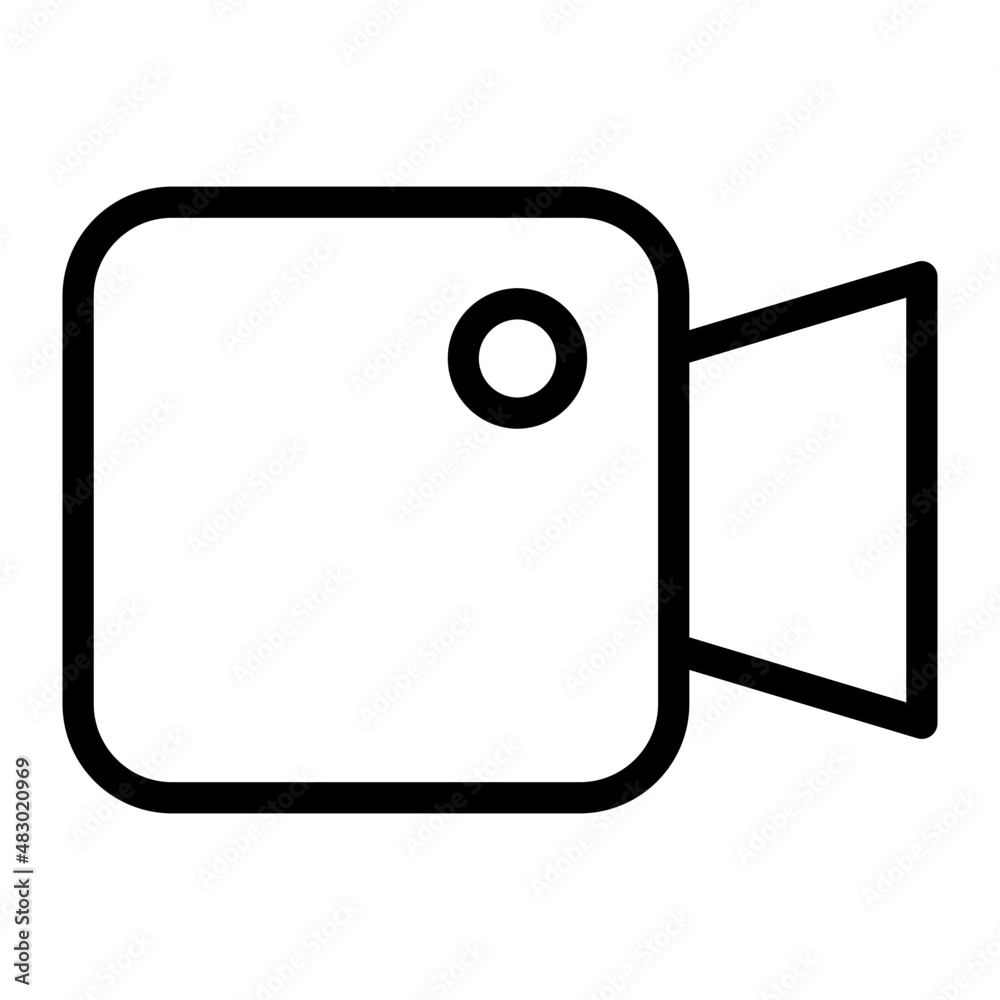 video camera line icon video camera line icon