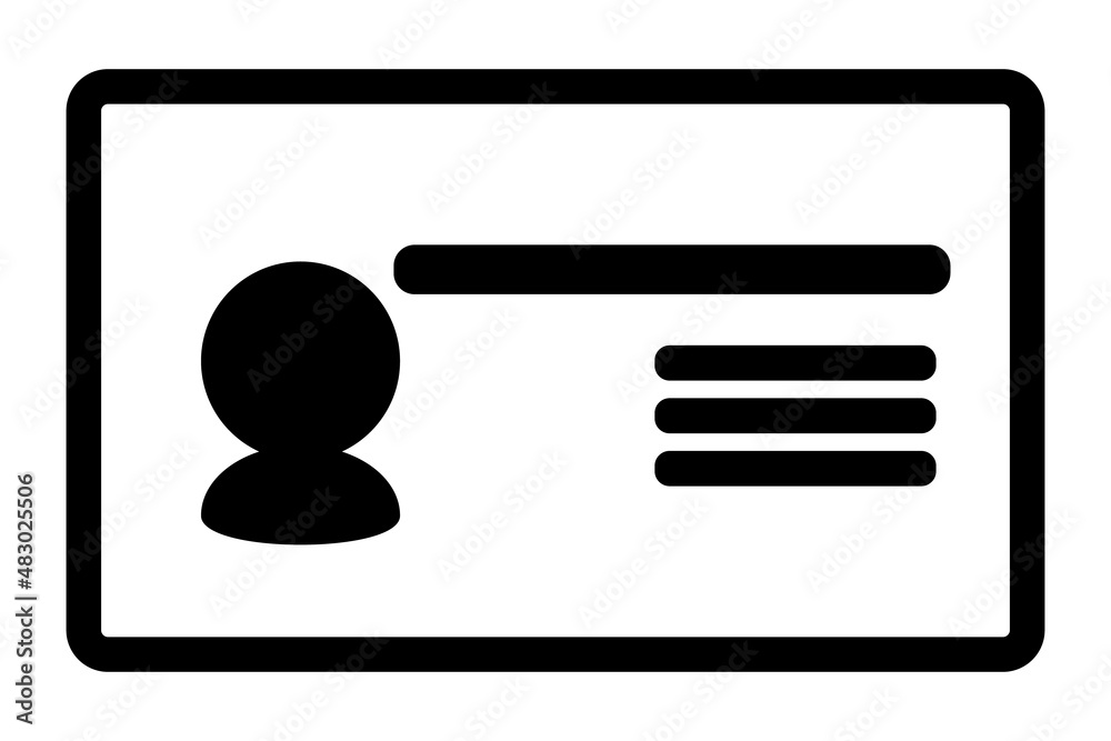 A simple icon for identification. Vector. A simple icon for identification. Vector.