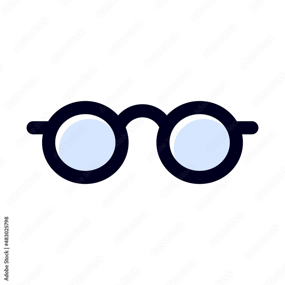 Icons of modern eyewear. Vector of glasses. Icons of modern eyewear. Vector of glasses.